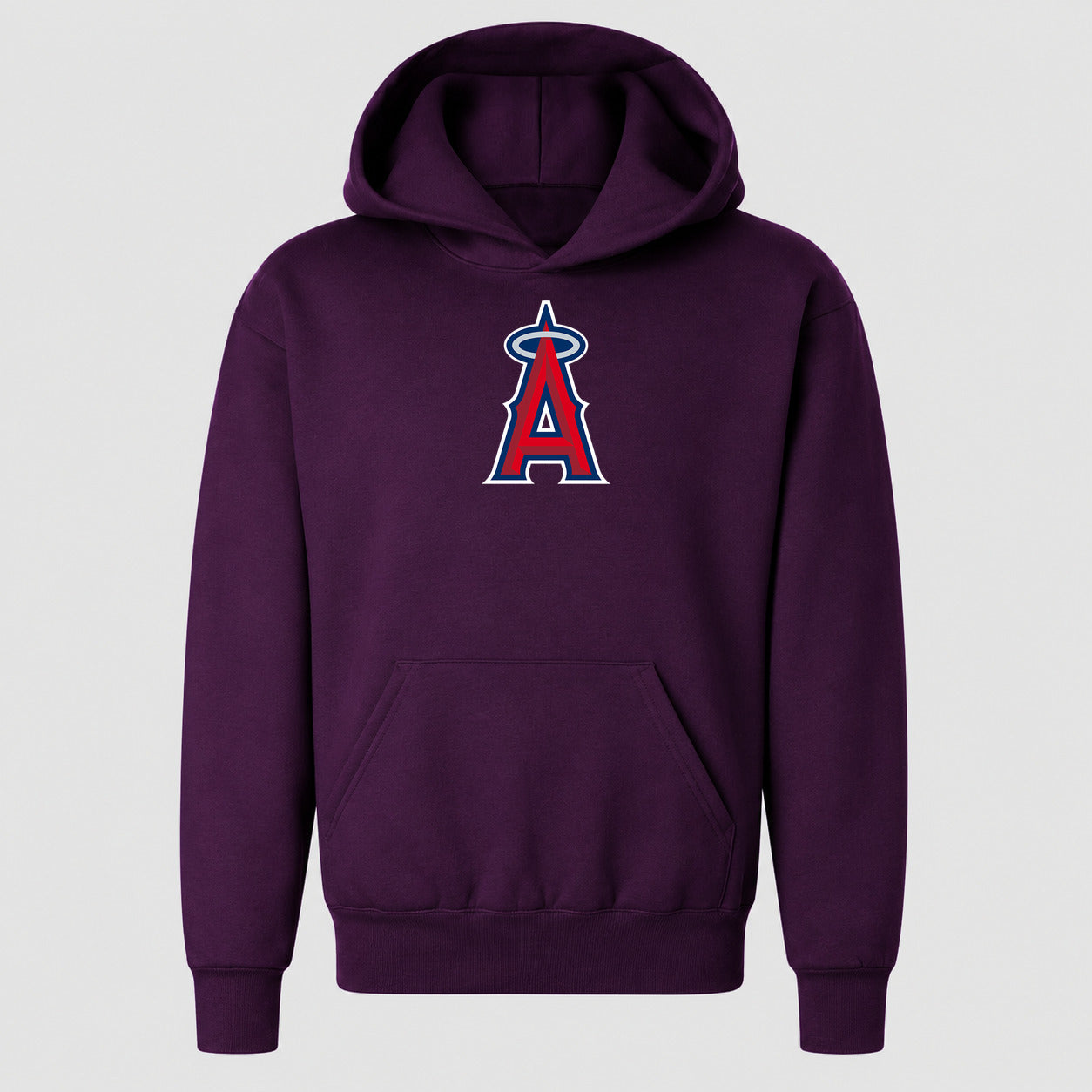 Youth Los Angeles Angels Pullover Hoodie - Purple