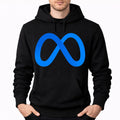 Men's Meta Pullover Hoodie - Black