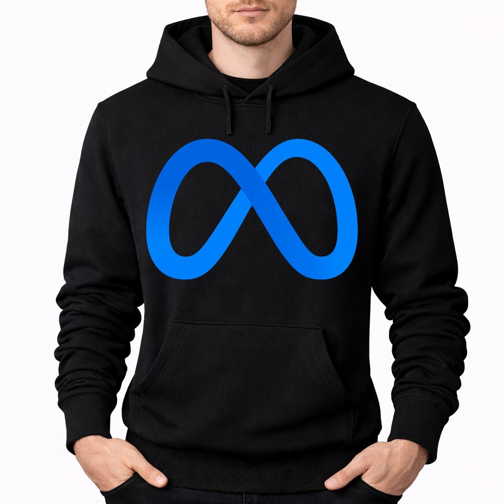 Men's Meta Pullover Hoodie - Black