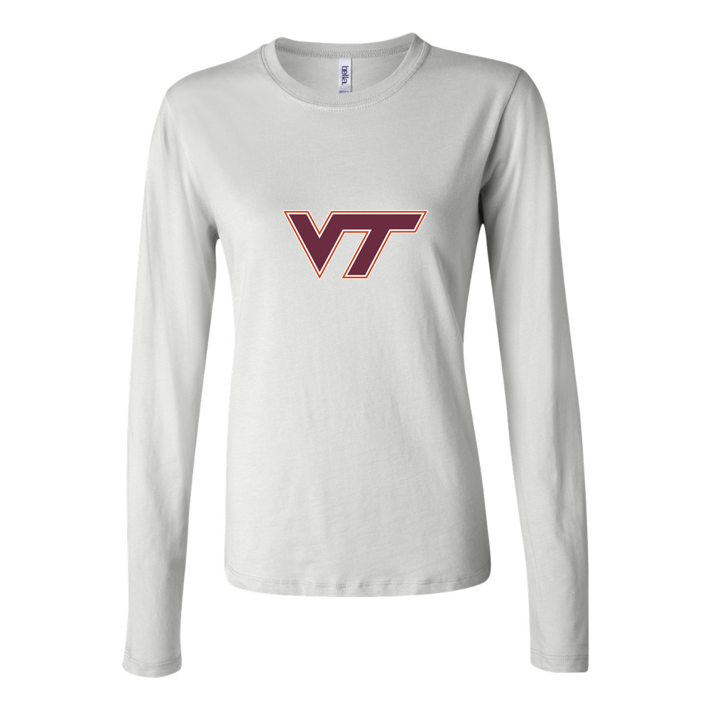 Women's Virginia Tech Hokies Long Sleeve T-Shirt - White