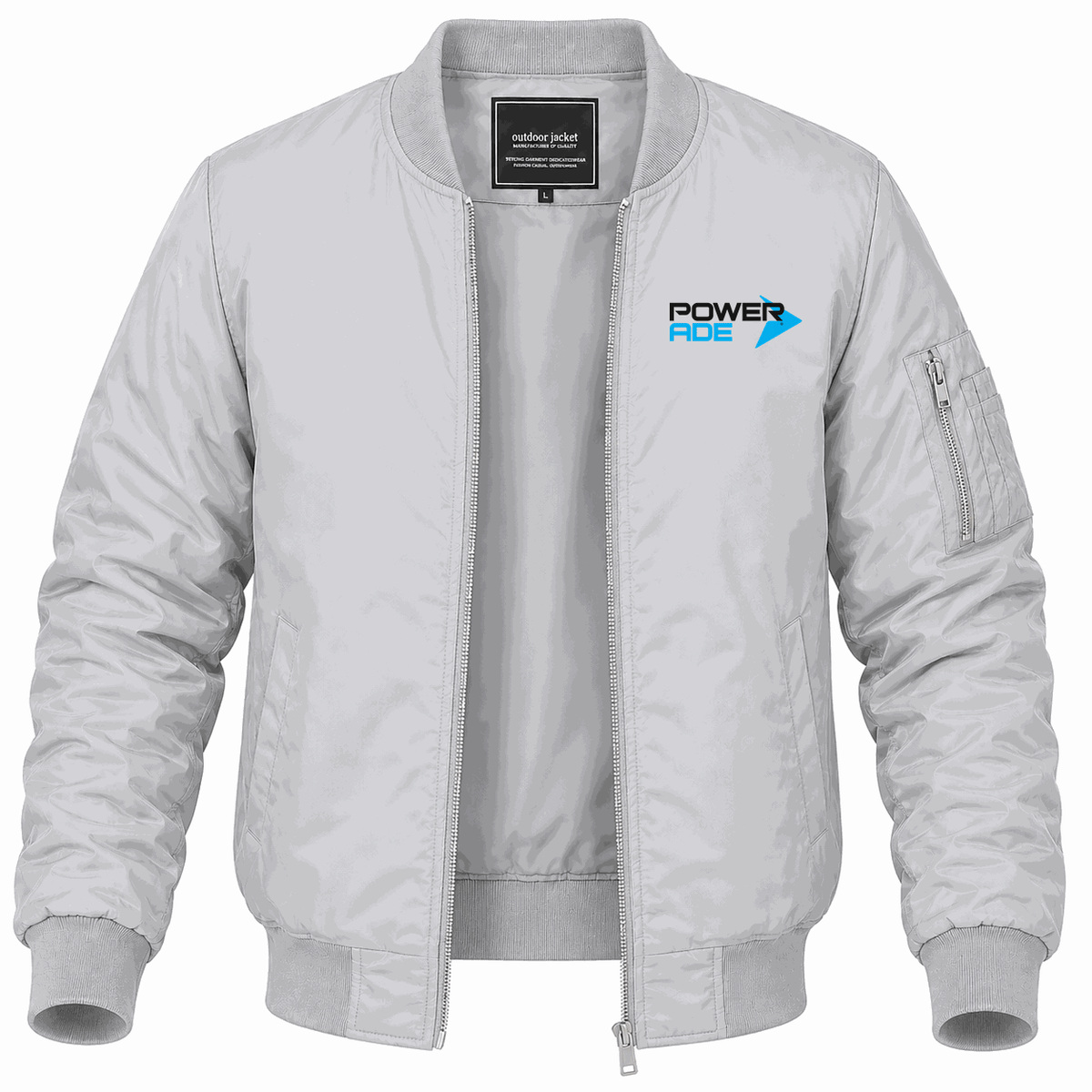 Men's Powerade Lightweight Bomber Jacket - Gray