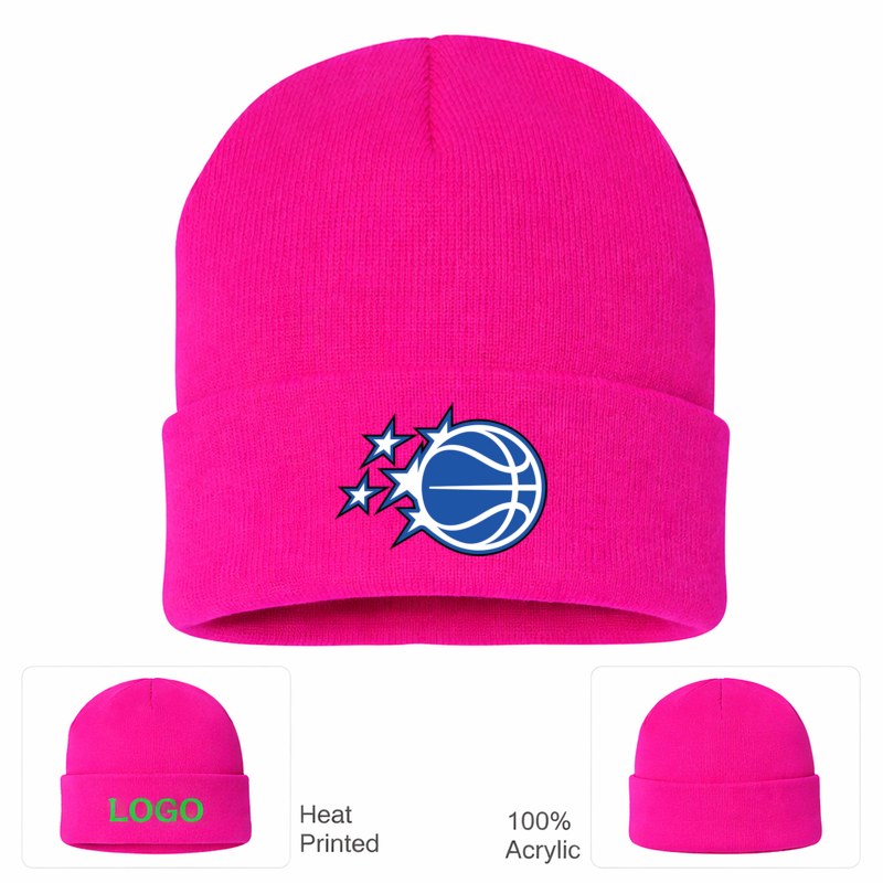 Orlando Magic Hot Pink Beanie Hat