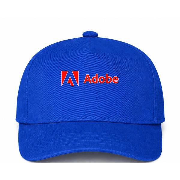 Adobe Logo Blue Dad Baseball Cap Hat