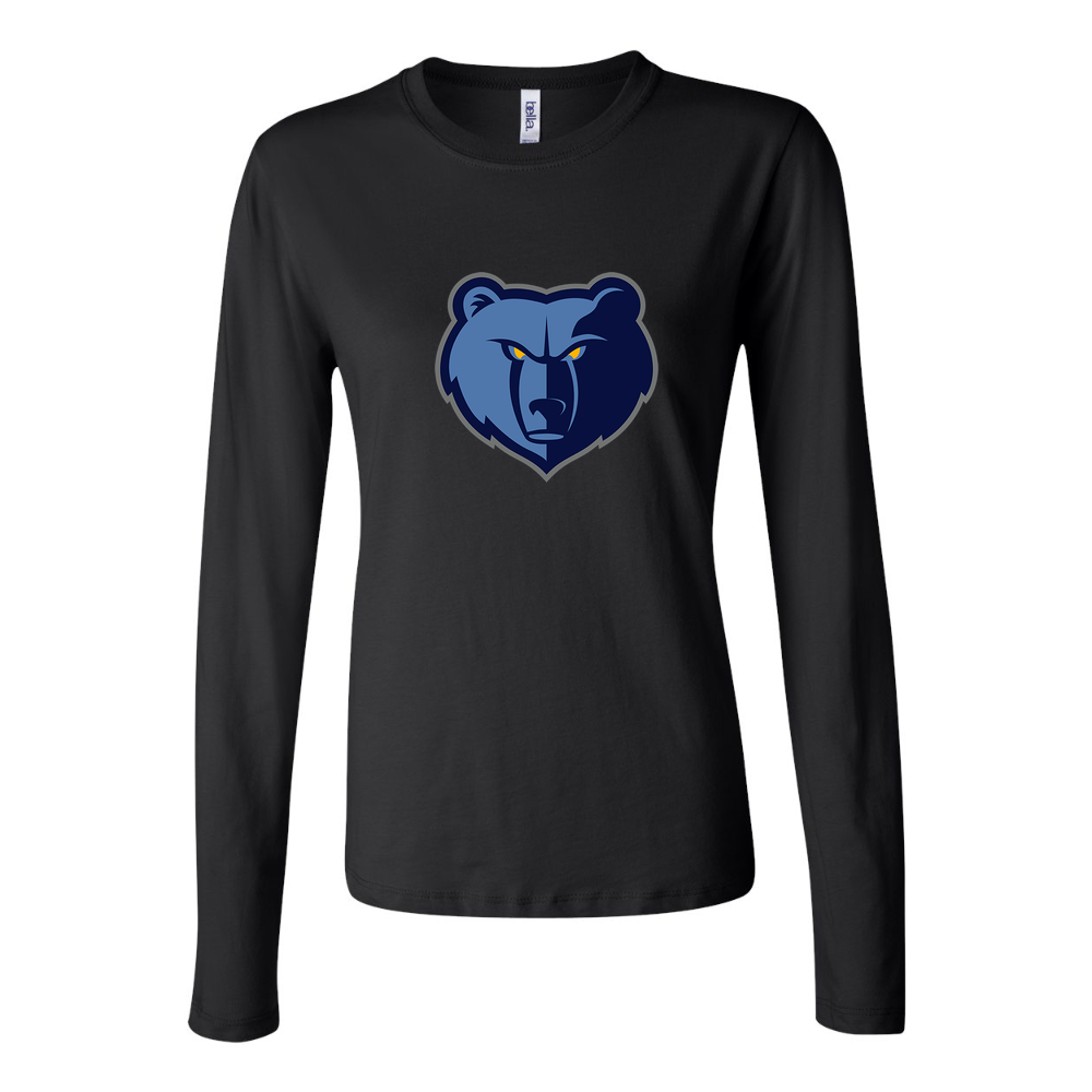 Women's Memphis Grizzlies Long Sleeve T-Shirt - Black