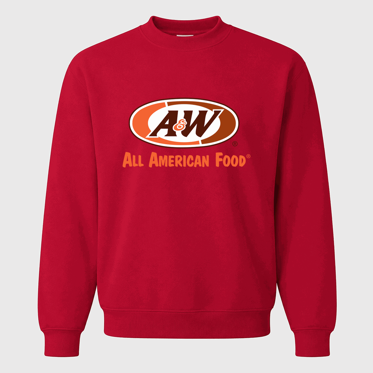 Men's A&W Crewneck Sweatshirt - Red