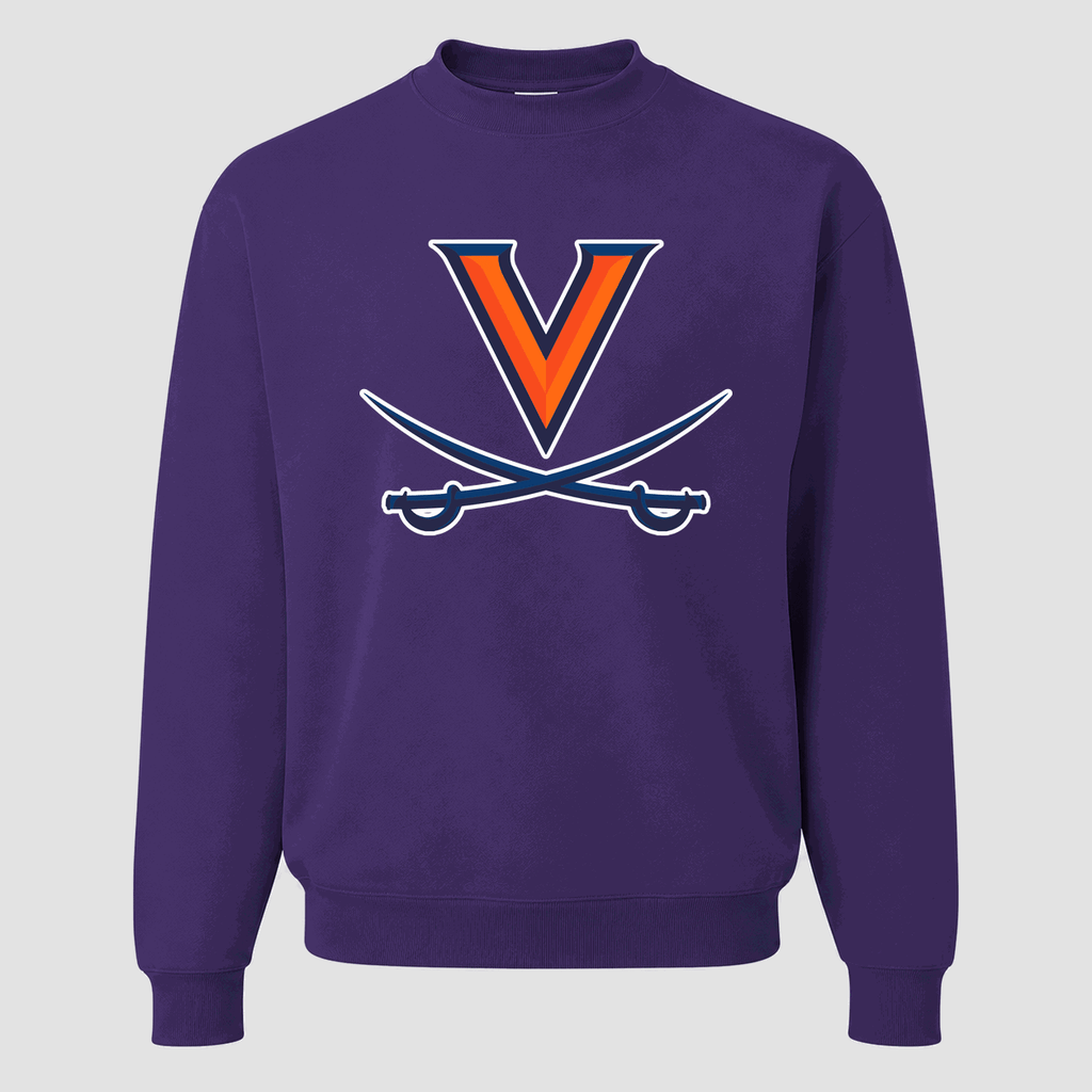 Men's Virginia Cavaliers Crewneck Sweatshirt - Purple