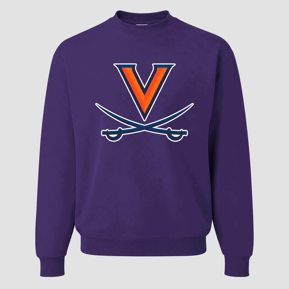 Men's Virginia Cavaliers Crewneck Sweatshirt - Purple
