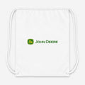 John Deere Design Drawstring Bag - White