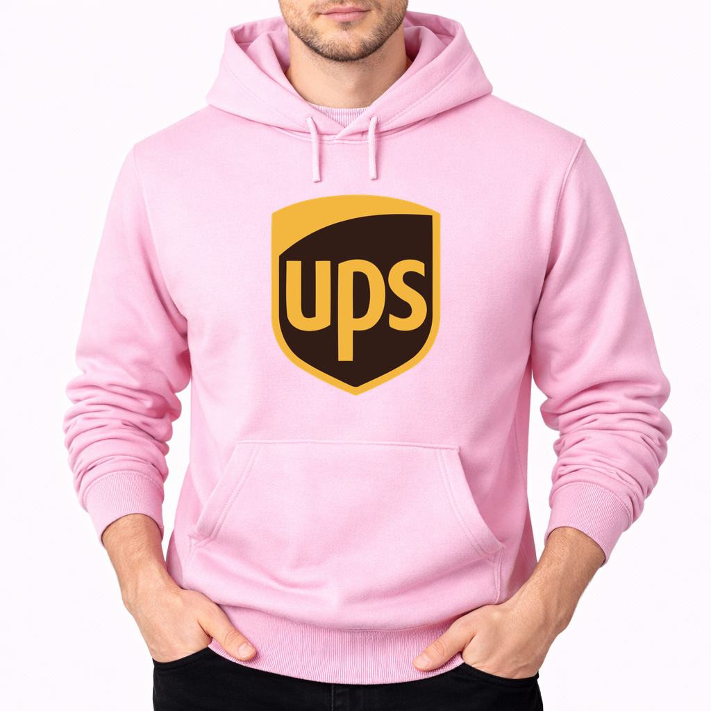 Men's UPS Pullover Hoodie - Pink