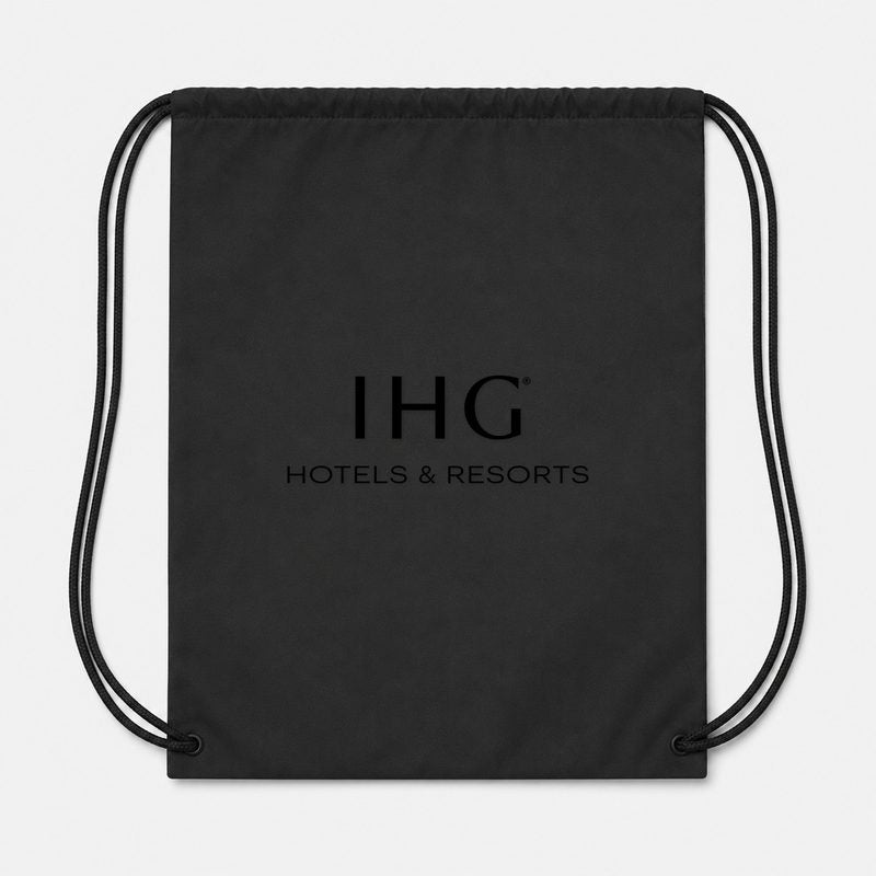 IHG Drawstring Bag - Black