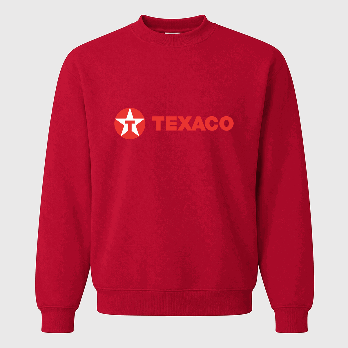 Men's Texaco Crewneck Sweatshirt - Red