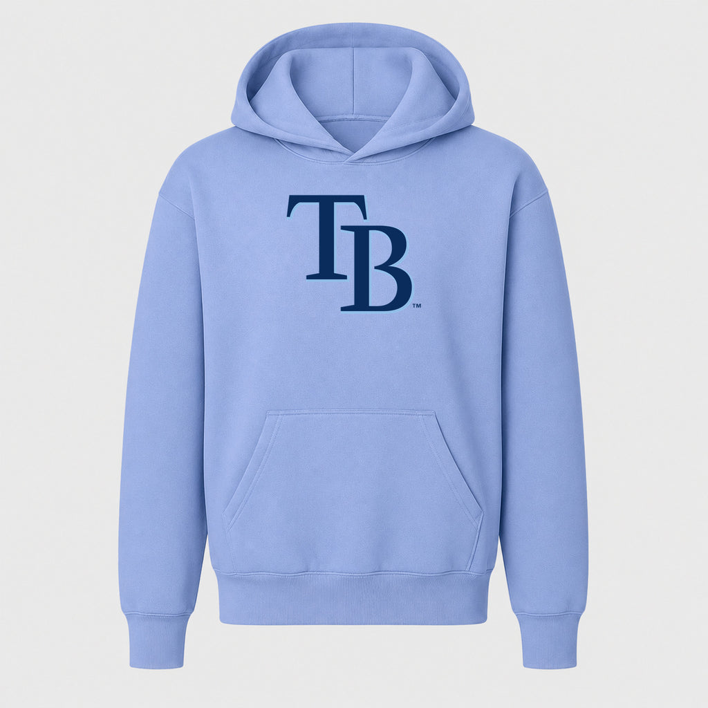 Youth Tampa Bay Rays Pullover Hoodie - Light Blue