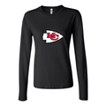 Women's Kansas City Chiefs Long Sleeve T-Shirt - Black