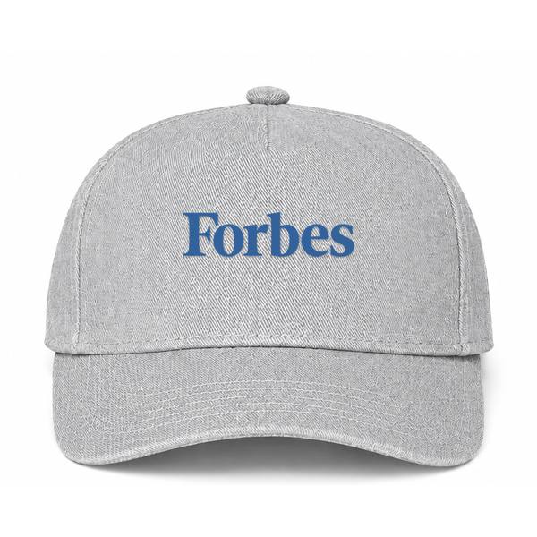 Forbes Logo Gray Dad Baseball Cap Hat