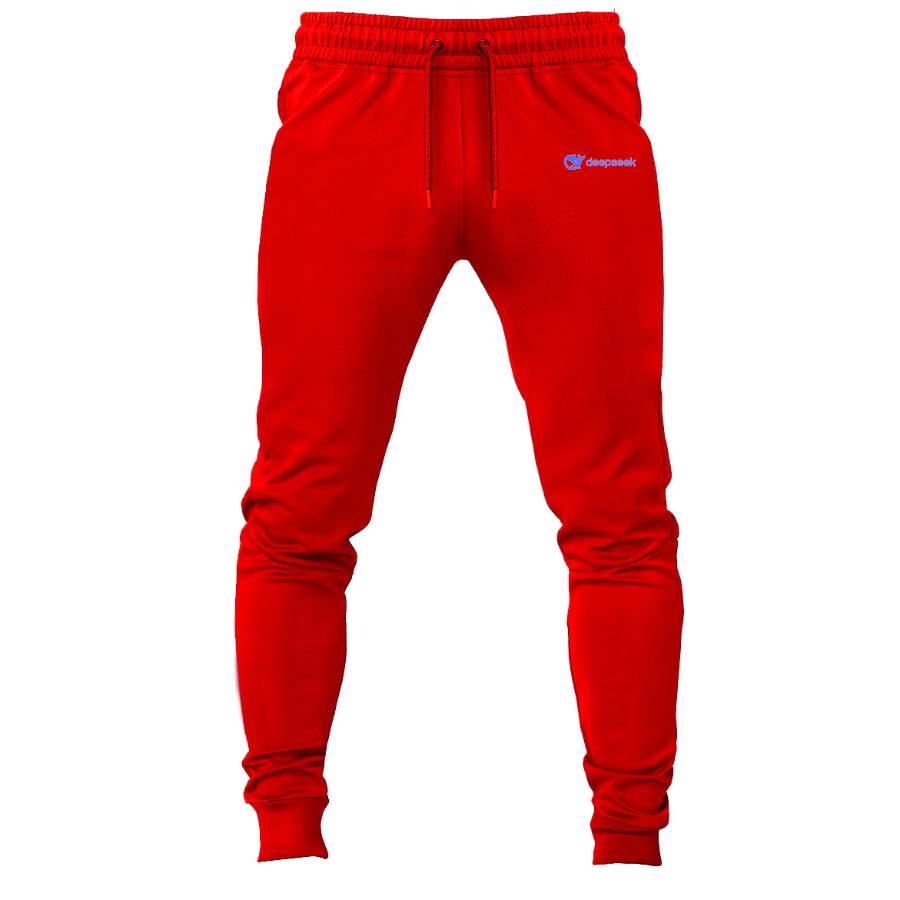 DeepSeek joggers sweatpants - Red