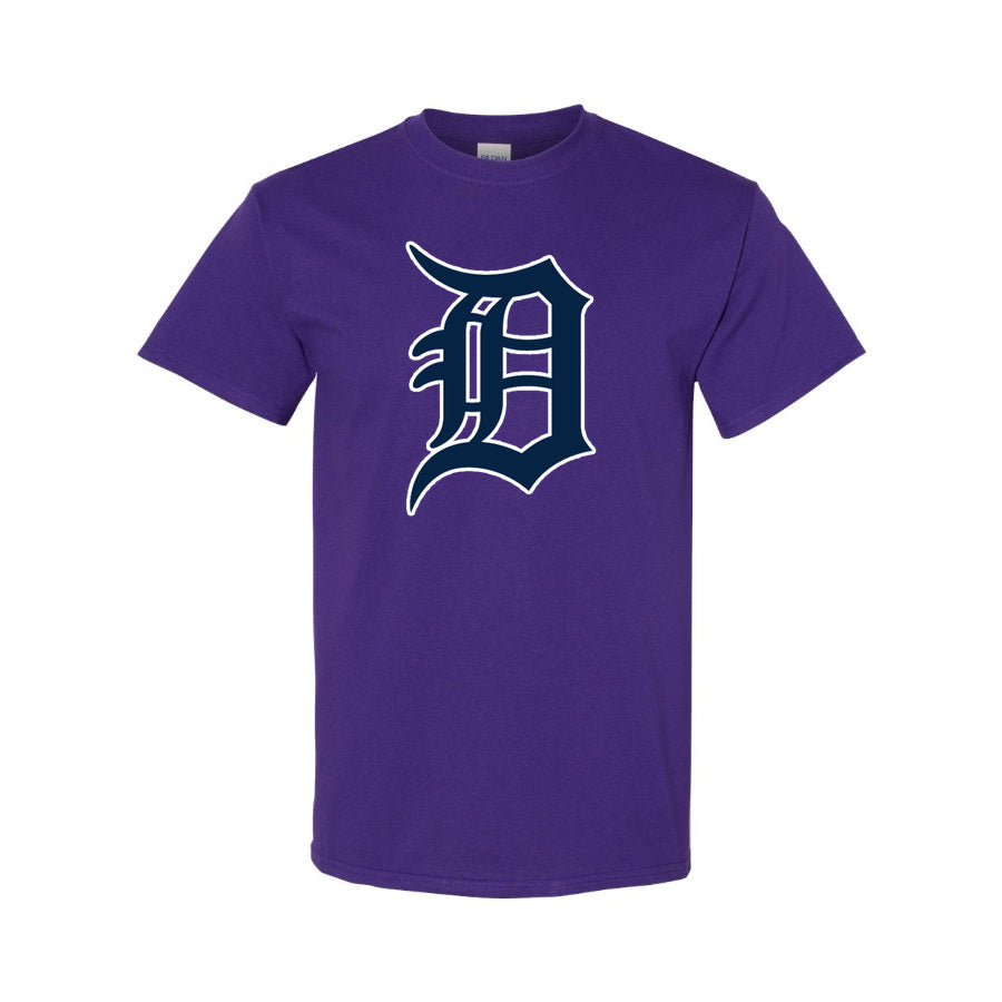 Men's Detroit Tigers Cotton T-Shirt - Purple