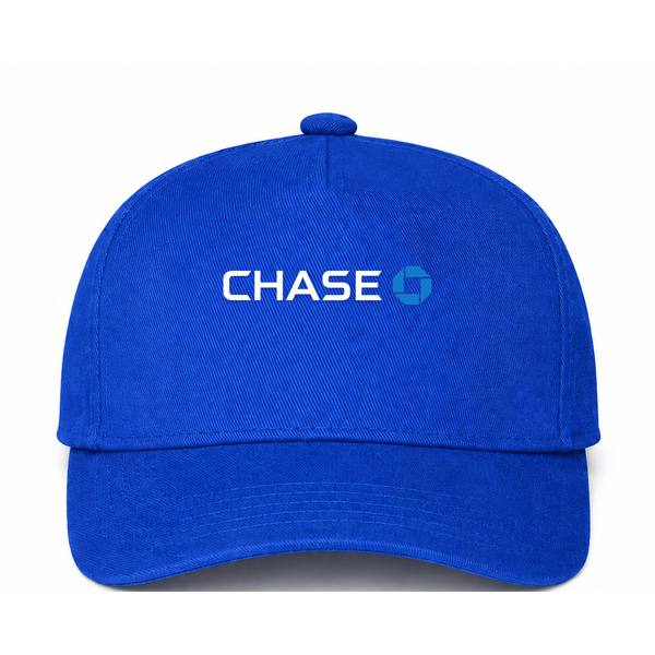 Chase Bank White Logo Blue Dad Baseball Cap Hat