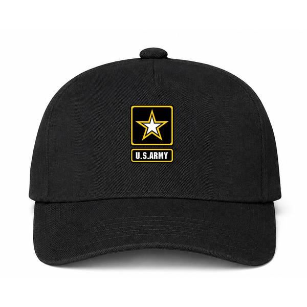 U.S. Army Logo Black Dad Baseball Cap Hat