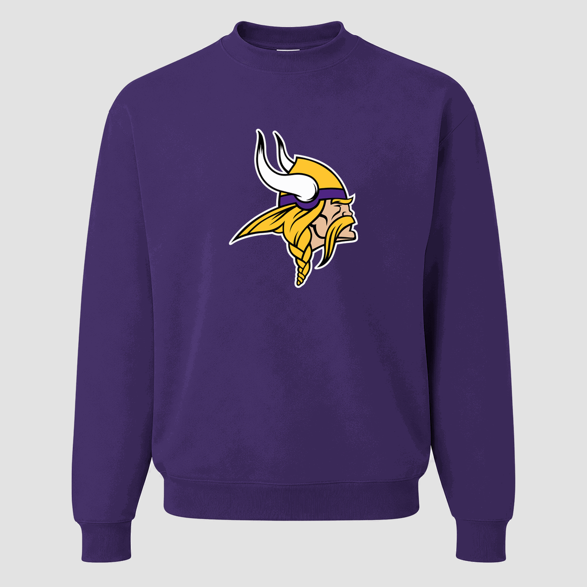 Men's Minnesota Vikings Crewneck Sweatshirt - Purple
