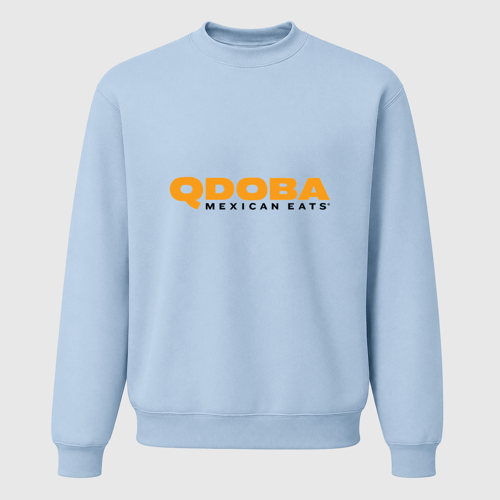 Men's QDOBA Crewneck Sweatshirt - Sky Blue