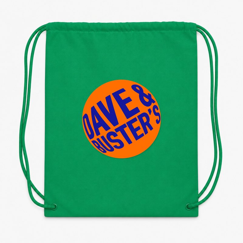 Dave & Buster's Drawstring Bag - Green