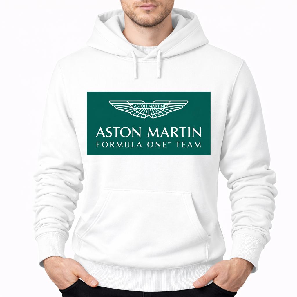 Men's Aston Martin Formula One Team Pullover Hoodie - White