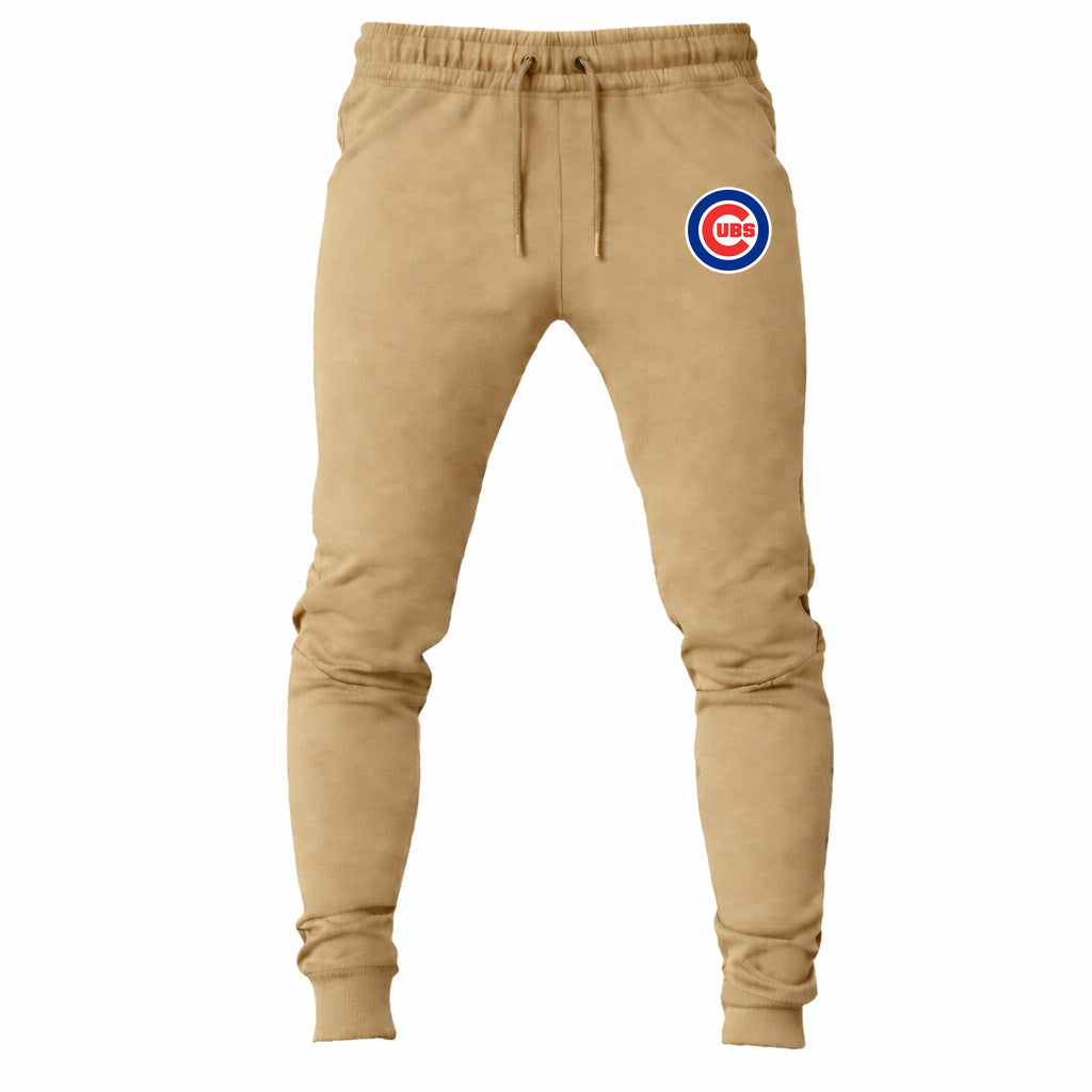 Chicago Cubs joggers sweatpants - Tan