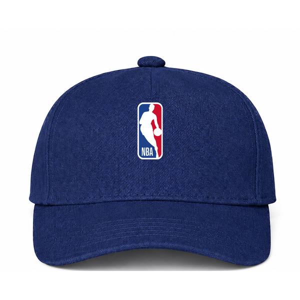 NBA Logo Navy Dad Baseball Cap Hat