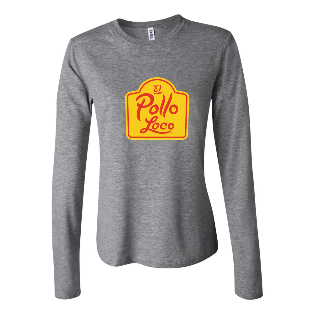 Women's Logo El Pollo Loco Long Sleeve T-Shirt - Gray