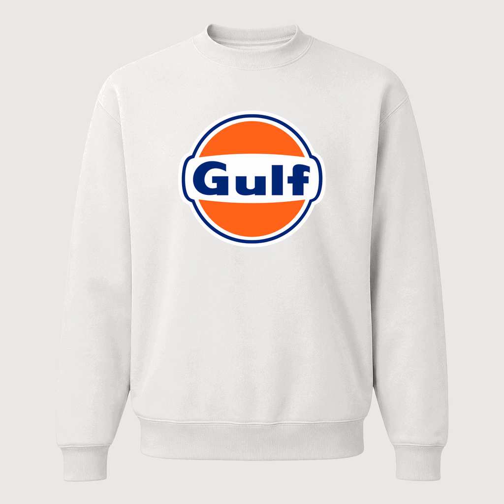 Men's Gulf Oil Crewneck Sweatshirt - White