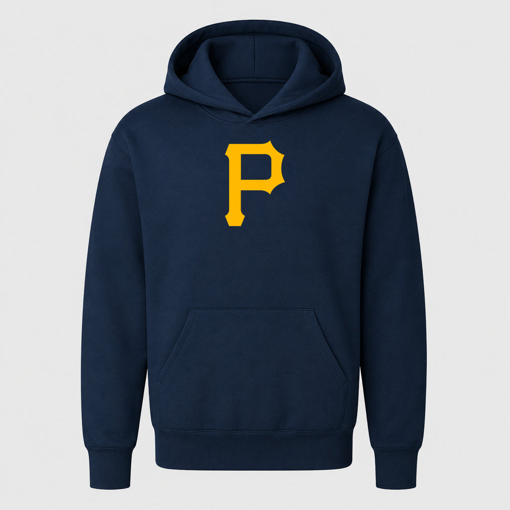 Youth Pittsburgh Pirates Pullover Hoodie - Navy