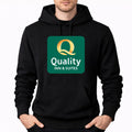 Men's Quality Inn Suites Pullover Hoodie - Black