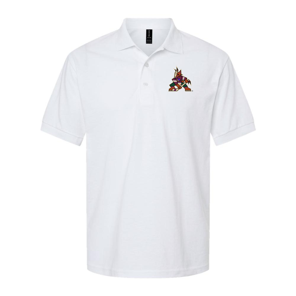 Men's Arizona Coyotes Dry Blend Polo - White
