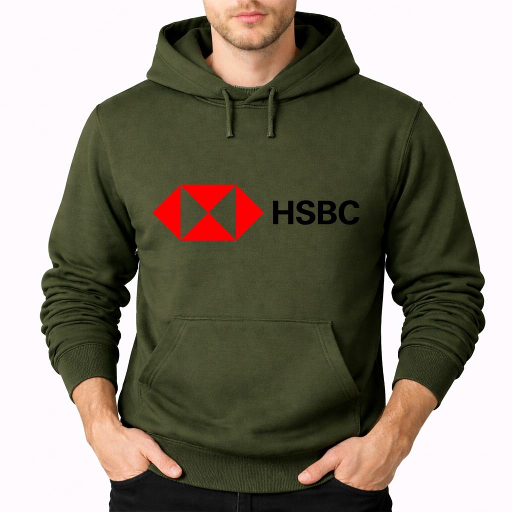 Men's Hsbc Pullover Hoodie - Army Green