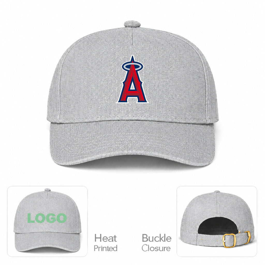 MLB Los Angeles Angels Baseball Cap Hat - Gray