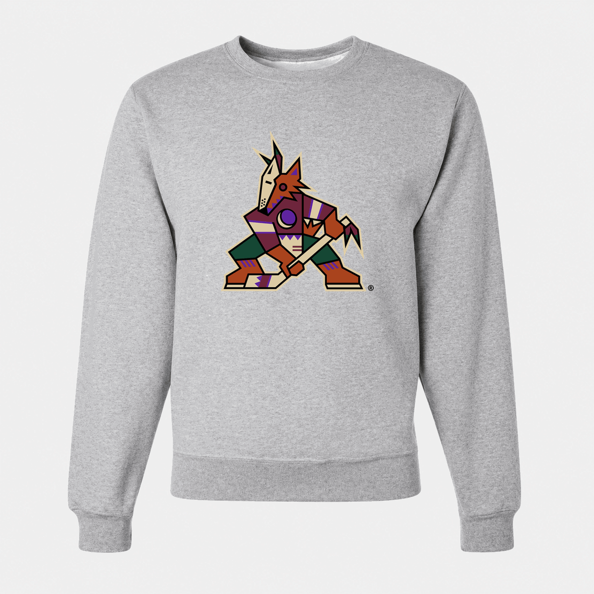 Men's Arizona Coyotes Crewneck Sweatshirt - Gray