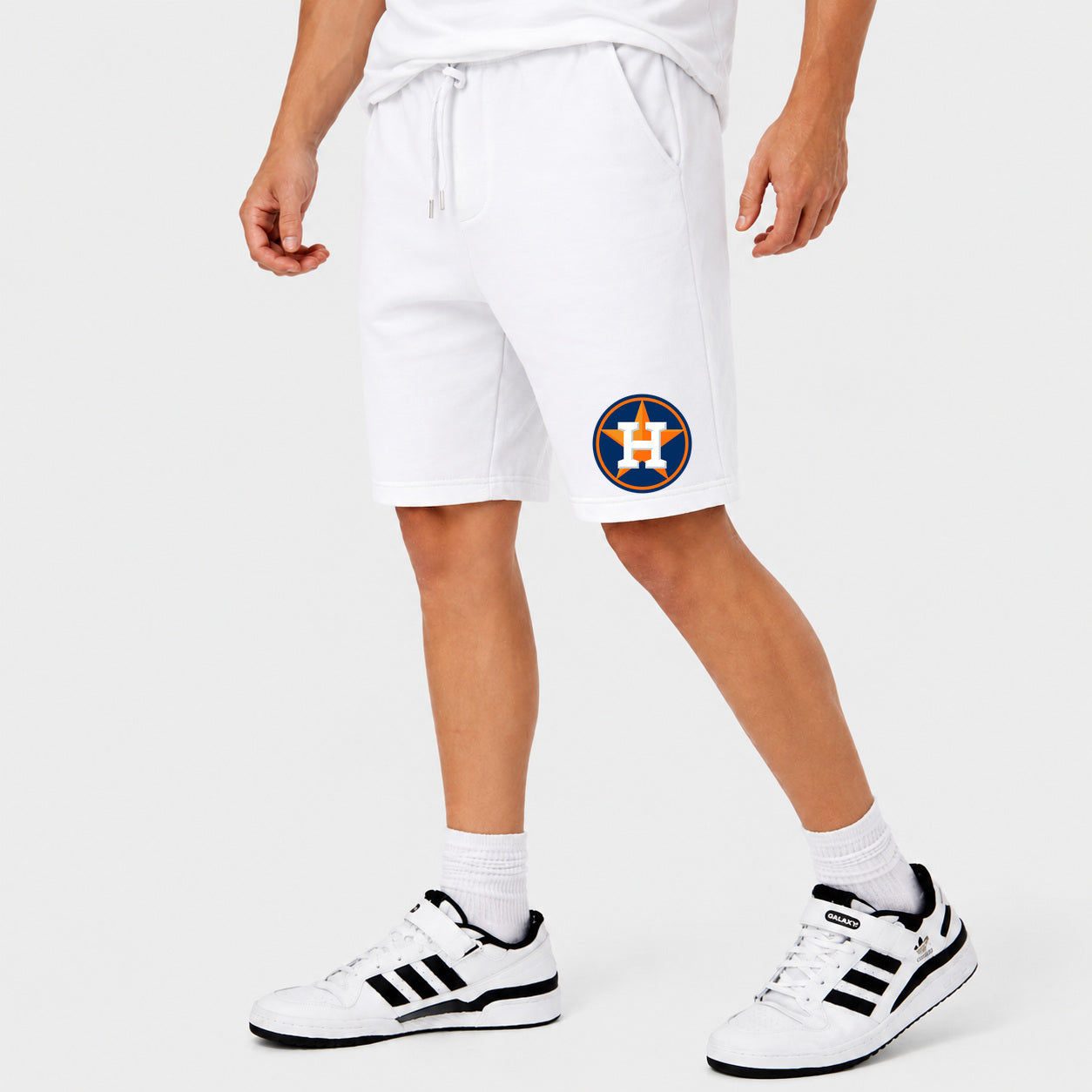 Men's Houston Astros Cotton Shorts - White