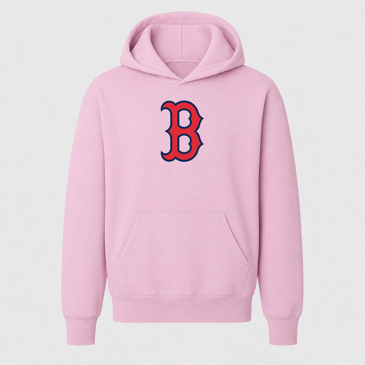 Youth Boston Red Sox Pullover Hoodie - Light Pink