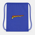 Indiana Jones PNG1 Drawstring Bag - Blue