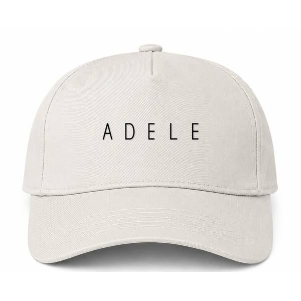 Adele Logo Beige Dad Baseball Cap Hat