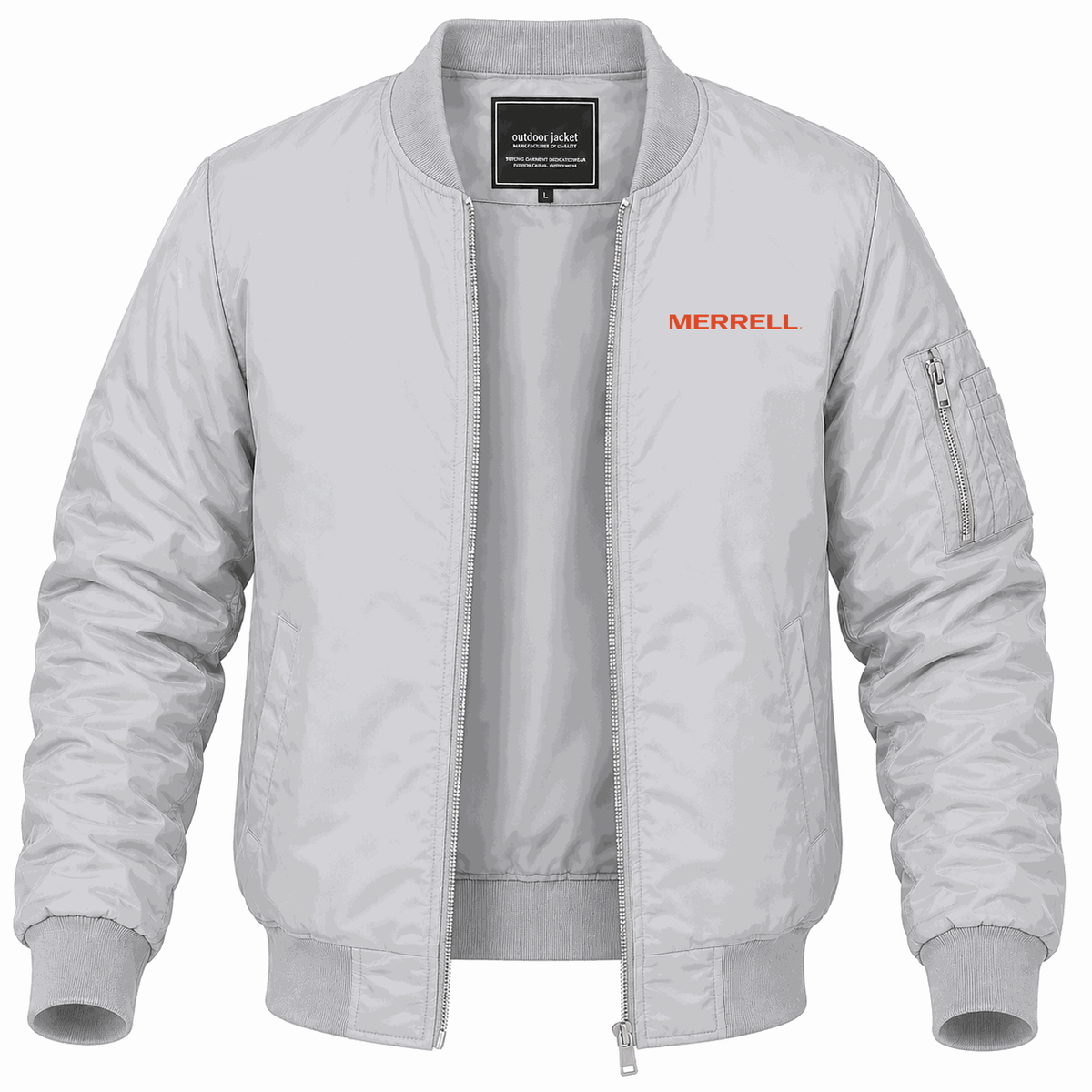 Men's Merrell Lightweight Bomber Jacket - Gray