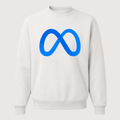 Men's Meta Crewneck Sweatshirt - White