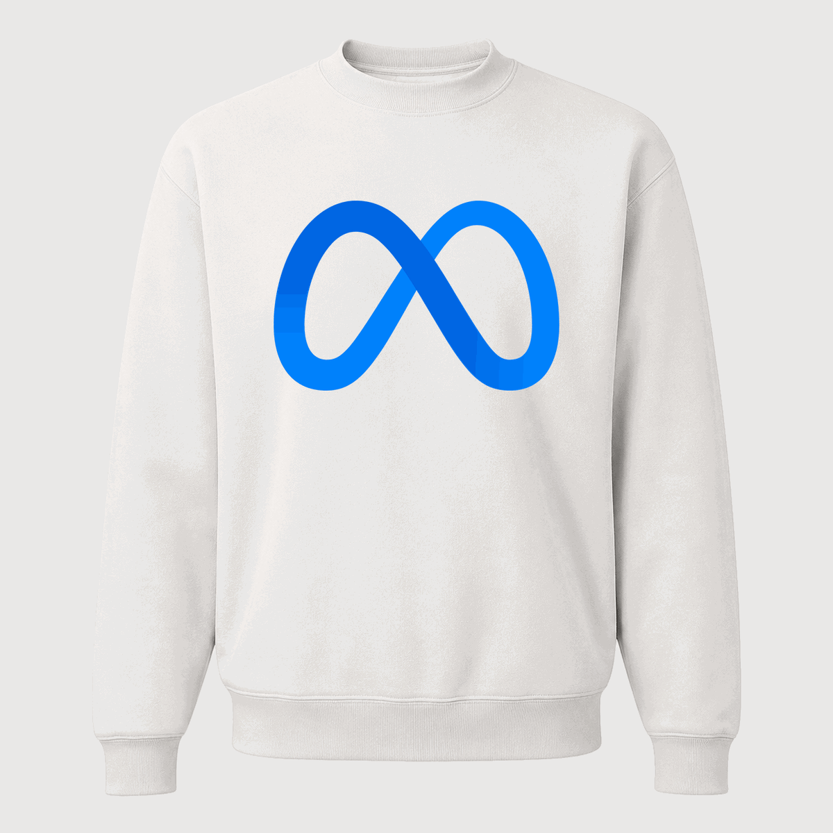 Men's Meta Crewneck Sweatshirt - White