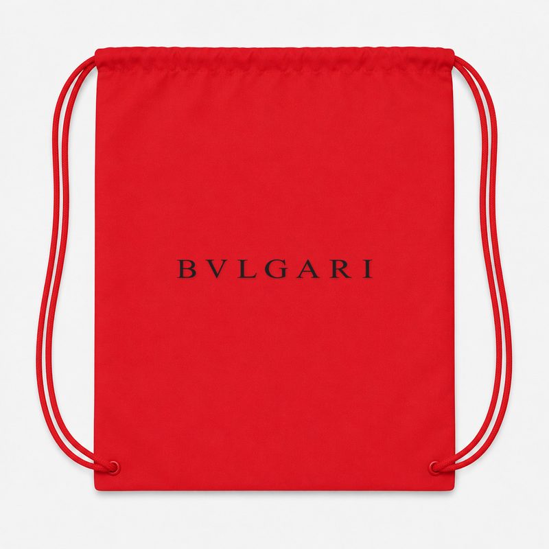 Bvlgari Drawstring Bag - Red