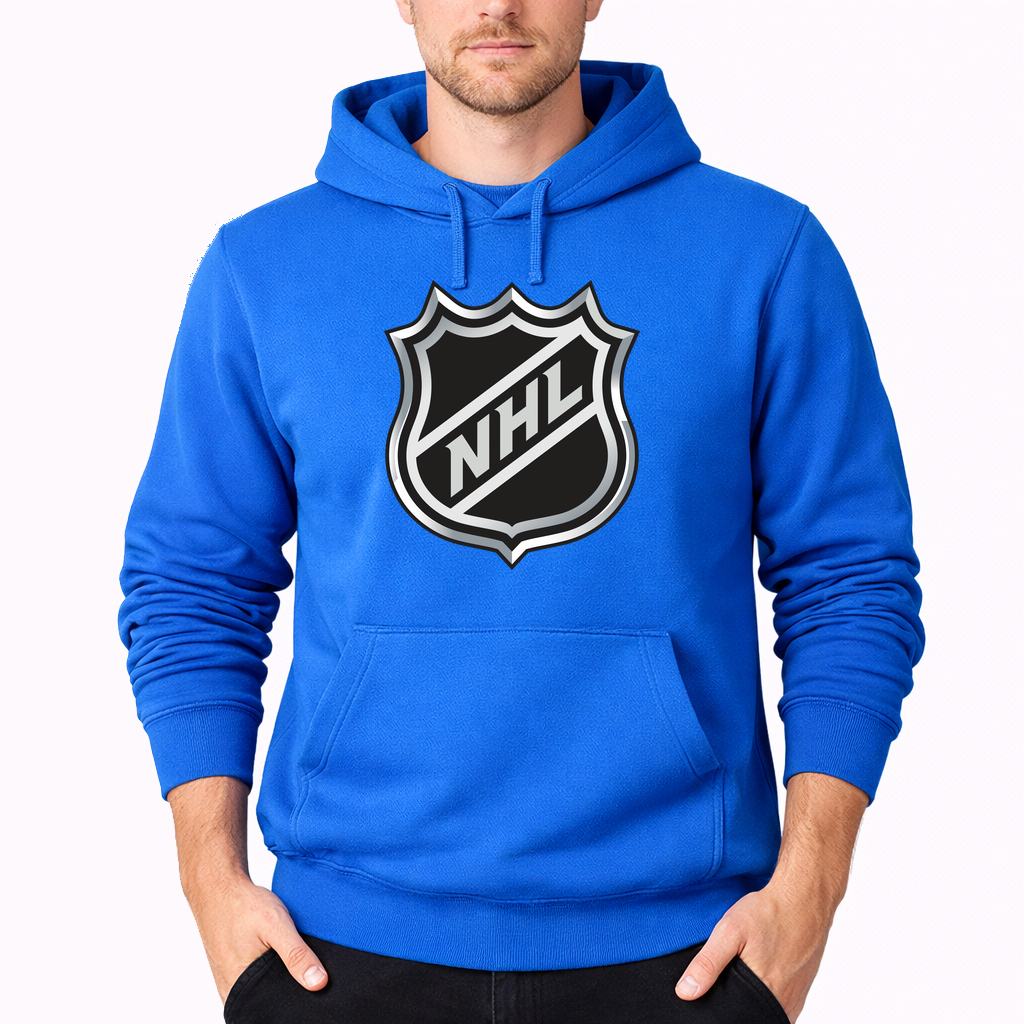 Men's NHL Shield Pullover Hoodie - Azure