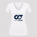 Women's Scuderia AlphaTauri V Neck T-Shirt in white