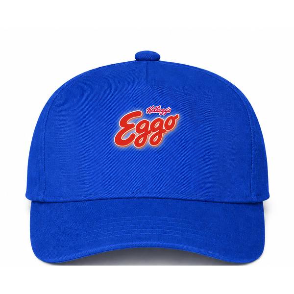 Eggo Logo Blue Dad Baseball Cap Hat