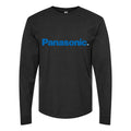 Men's Panasonic-logo-1536x864 Long sleeves Cotton Blend T-Shirt - Black
