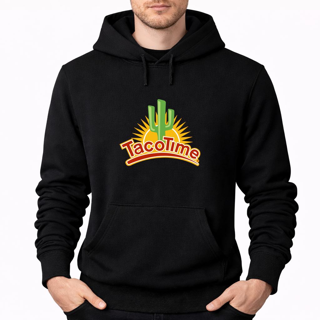 Men's Taco Time Pullover Hoodie - Black
