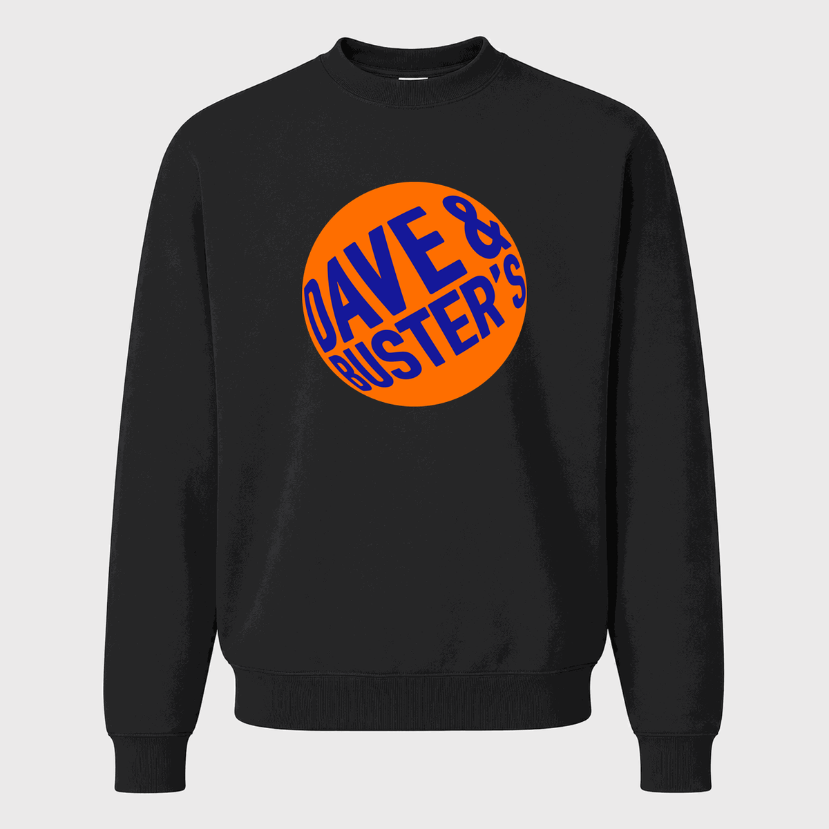 Men's Dave & Buster's Crewneck Sweatshirt - Black